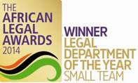 African Legal Awards 2014: Legal Department of the Year Small Team